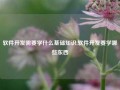 软件开发需要学什么基础知识,软件开发要学哪些东西