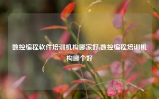 数控编程软件培训机构哪家好,数控编程培训机构哪个好