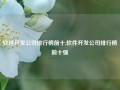 软件开发公司排行榜前十,软件开发公司排行榜前十强