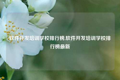 软件开发培训学校排行榜,软件开发培训学校排行榜最新-第1张图片-连云港禾元网络科技有限公司