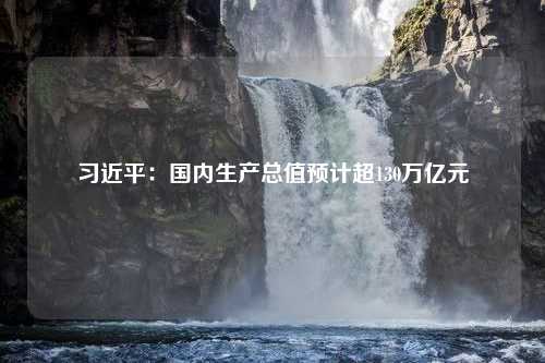 习近平：国内生产总值预计超130万亿元