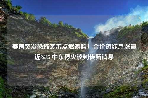 美国突发恐怖袭击点燃避险！金价短线急涨逼近2635 中东停火谈判传新消息