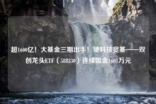 超1600亿！大基金三期出手！硬科技宽基——双创龙头ETF（588330）连续吸金1601万元