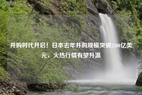 并购时代开启！日本去年并购规模突破2300亿美元，火热行情有望升温