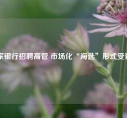 多家银行招聘高管 市场化“海选”形式受青睐